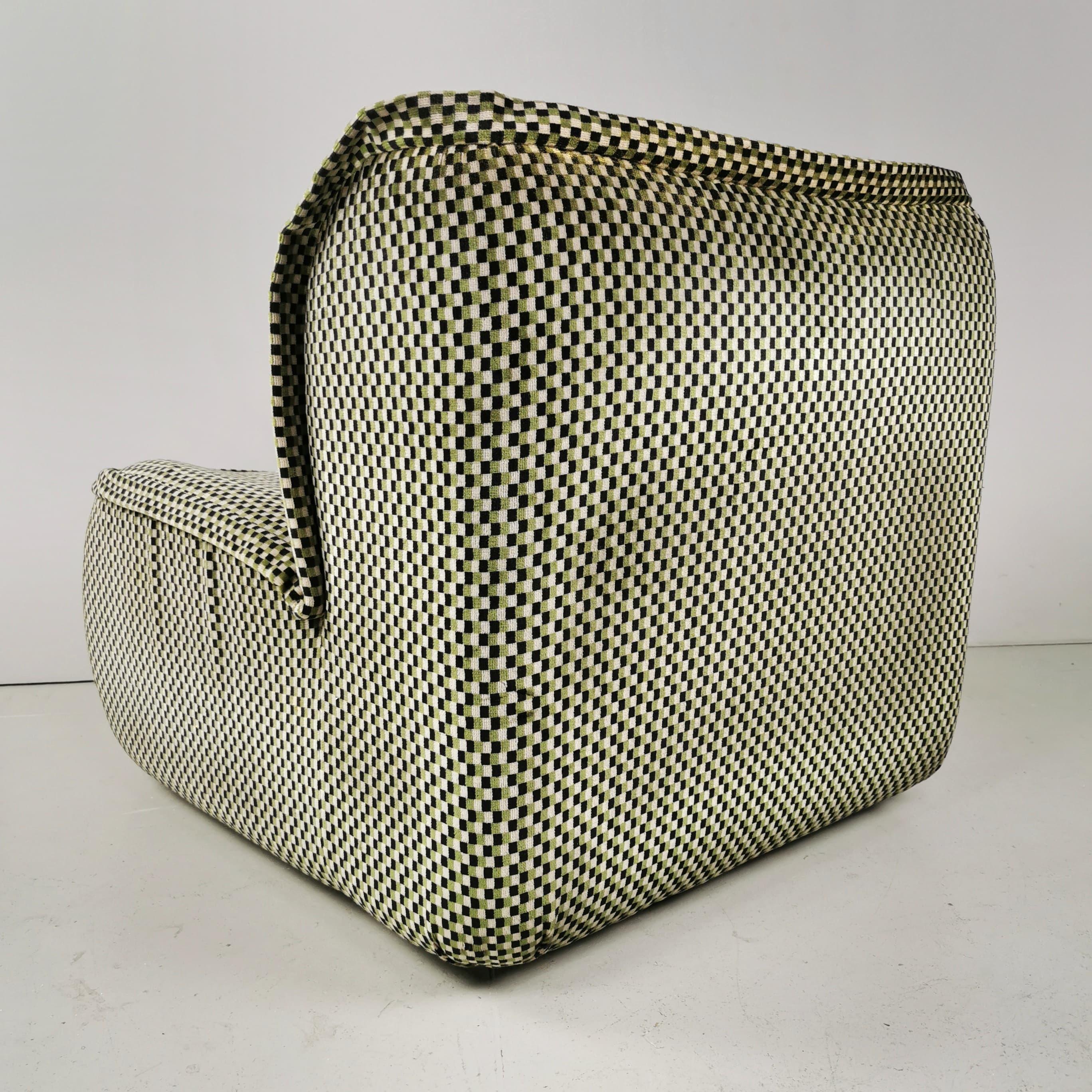 Postmoderne Fauteuil modulaire 'Calida' arch Giudice 1970 en vente