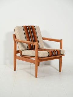 Vintage Norwegian armchair by Harry Moen