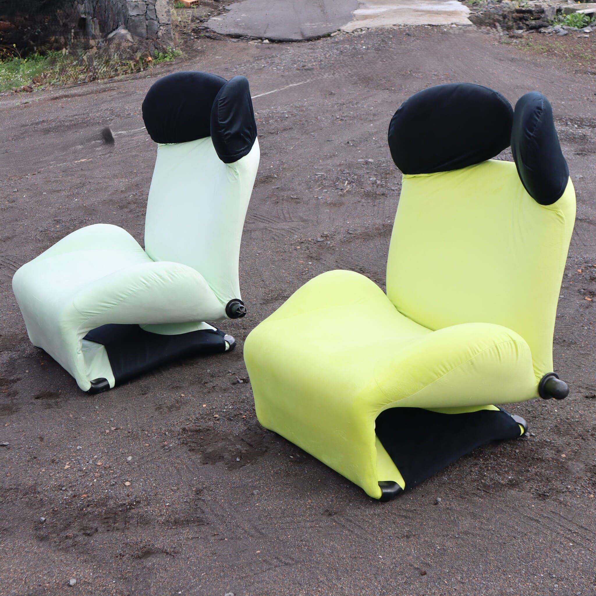 Armchair or chaise longue Wink by Cassina, Design Toshiyuki Kita, Italy, 1980s For Sale 3