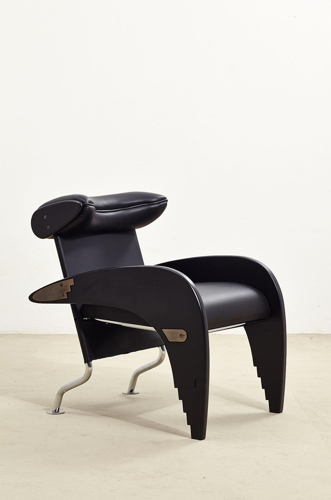 Late 20th Century Fauteuil Otello par Massimo Iosa Ghini pour Memphis Milano en vente