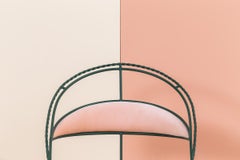 Poltrona + Otoman - Welcome Back, made in handmade metal and upholstery