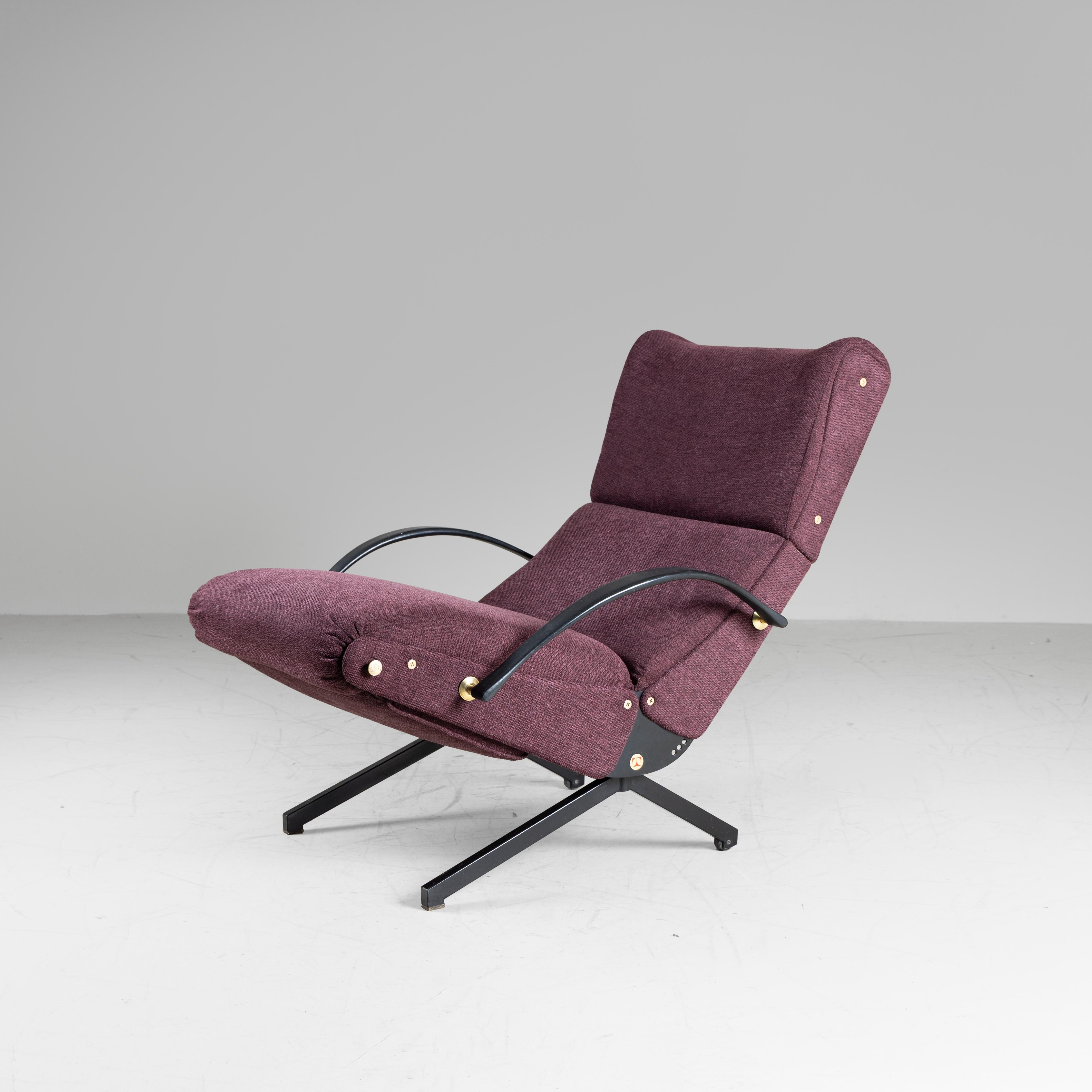 Sessel P40, Osvaldo Borsani, Tecno, 1957 zweite Auflage im Zustand „Gut“ im Angebot in Milano, Lombardia