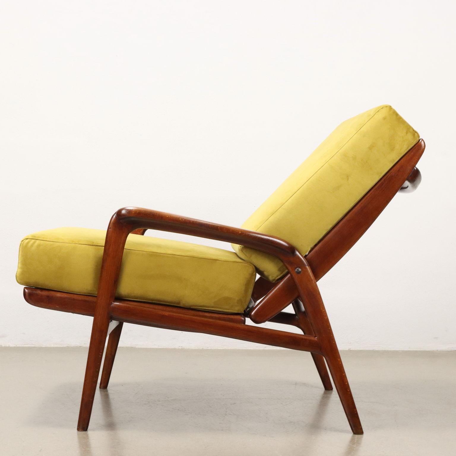 Mid-Century Modern Poltrona reclinabile Anni 50