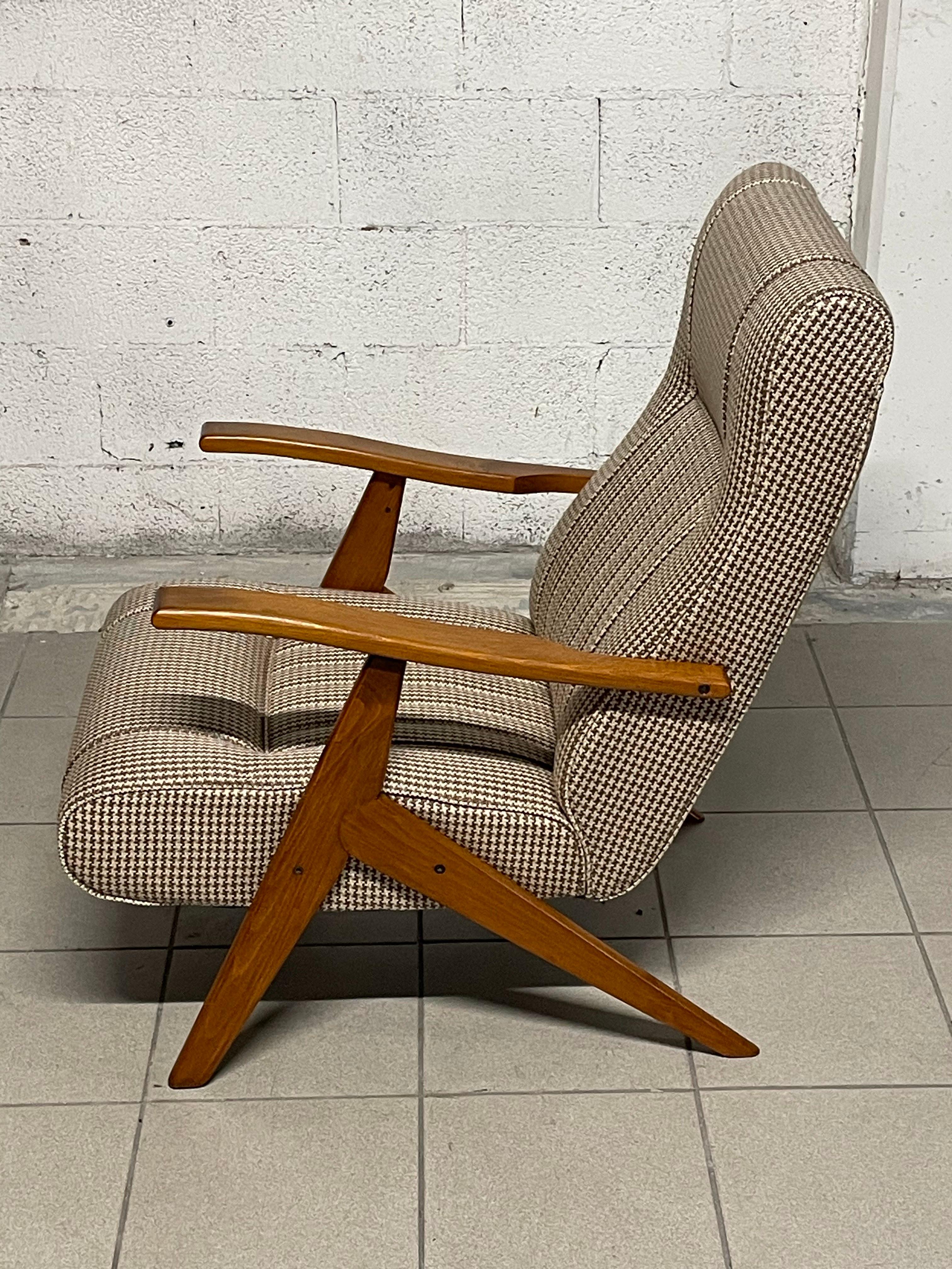 Sillón reclinable años 60 Mid-20th Century en venta