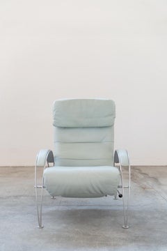 Poltrona reclinabile vintage anni '70/'80, di Percival Lafer