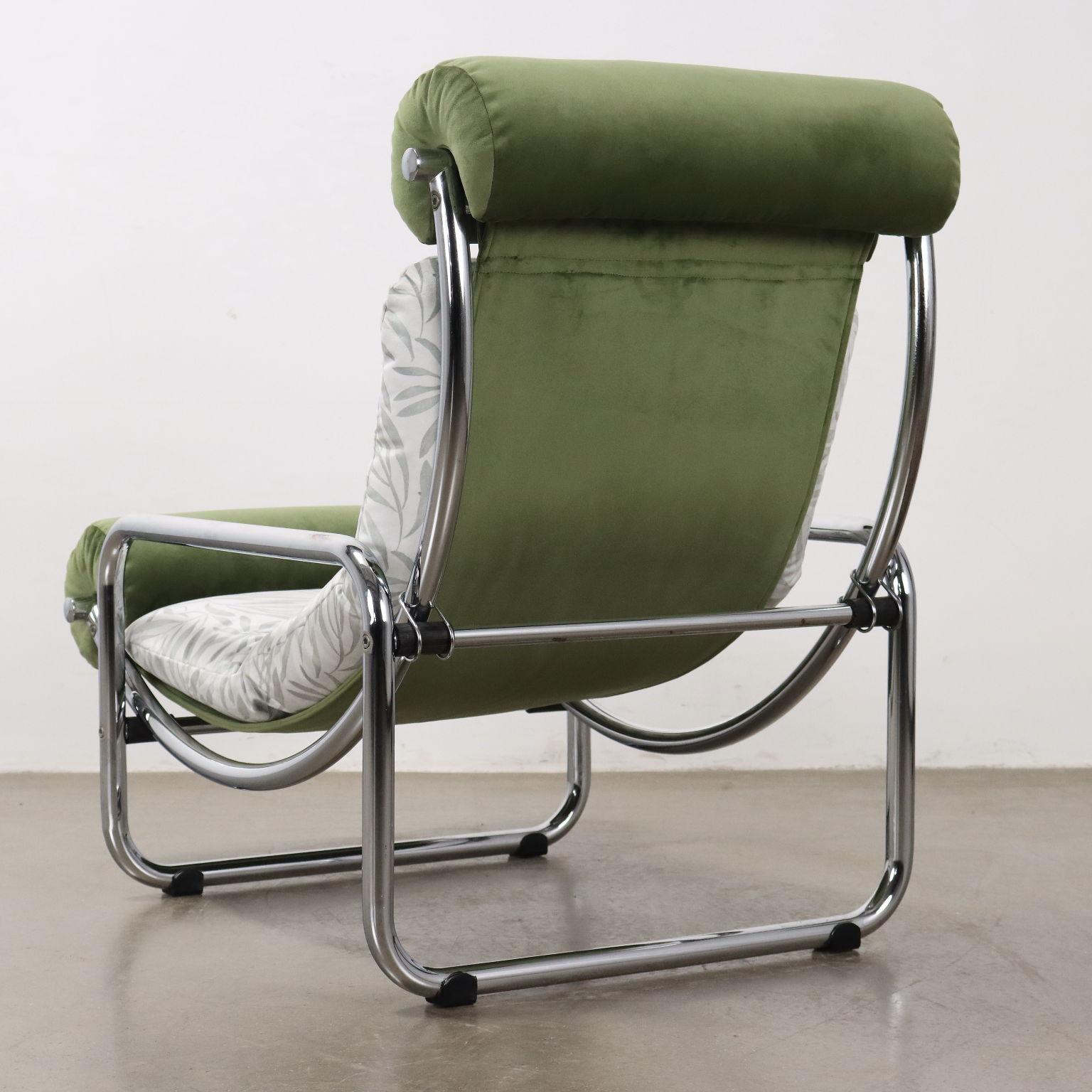 Poltrona regolabile 'Jungle Collection' Anni 60 restaurata in vendita 1