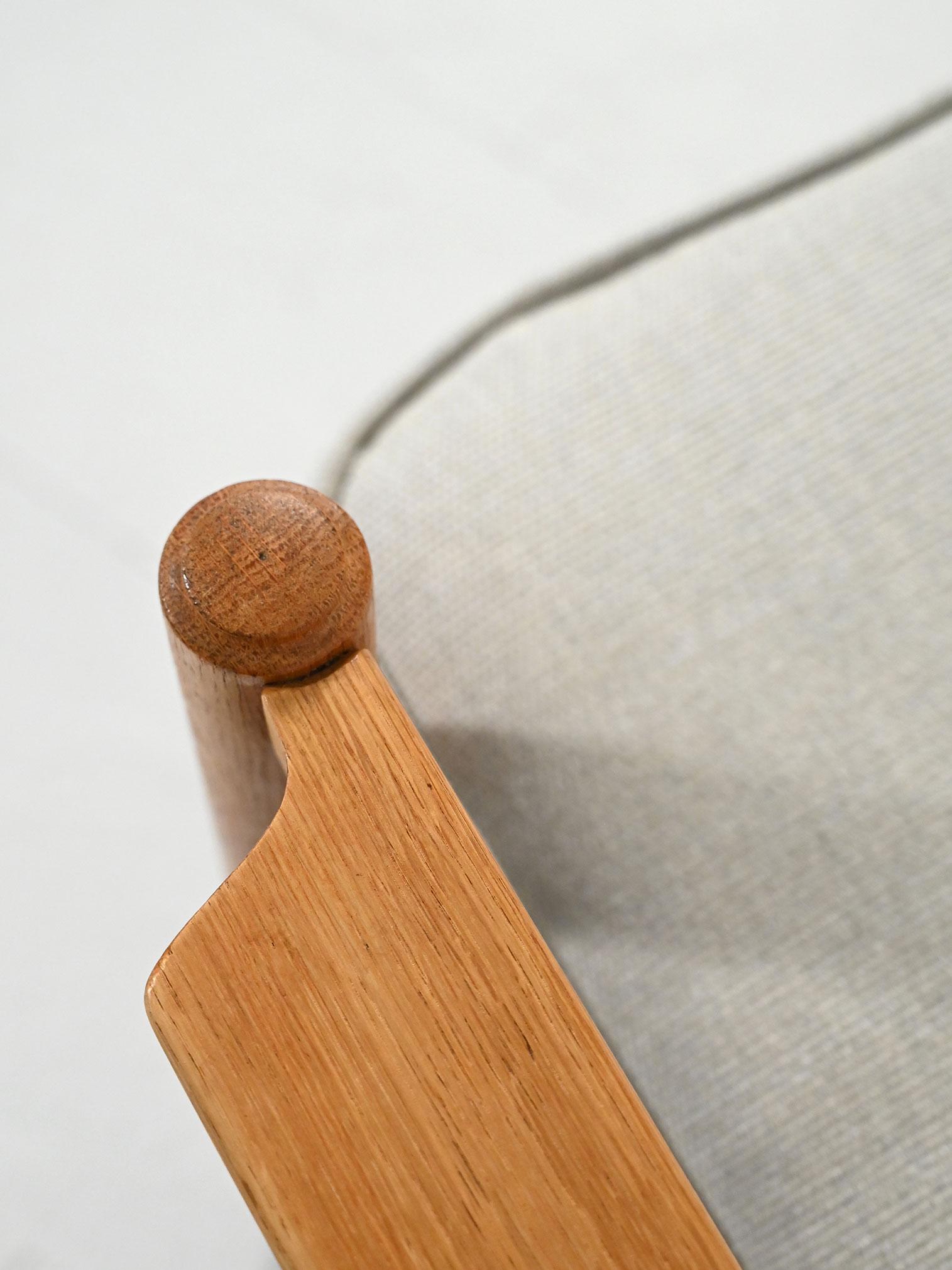 Poltrona escandinava in rovere anni 50/60 mediados del siglo XX en venta