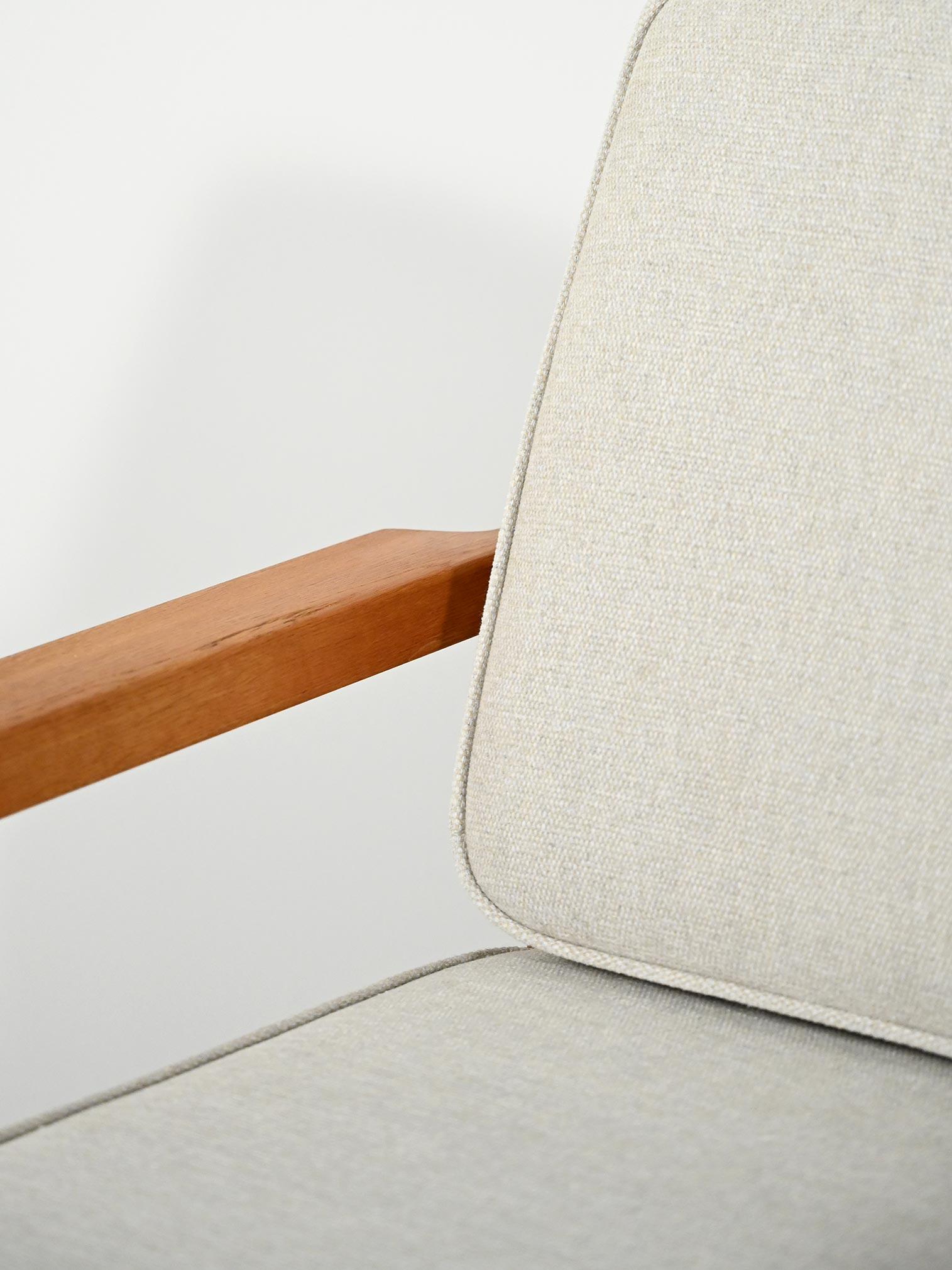 Poltrona escandinava in rovere anni 50/60 en venta 2