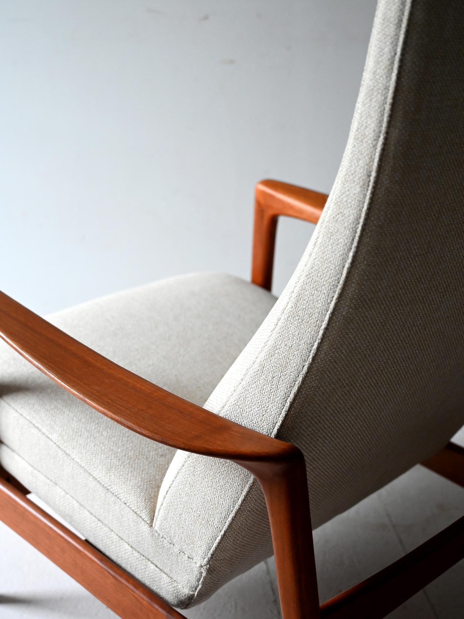 Poltrona scandinava in teak di Alf Svensson per DUX in vendita 3