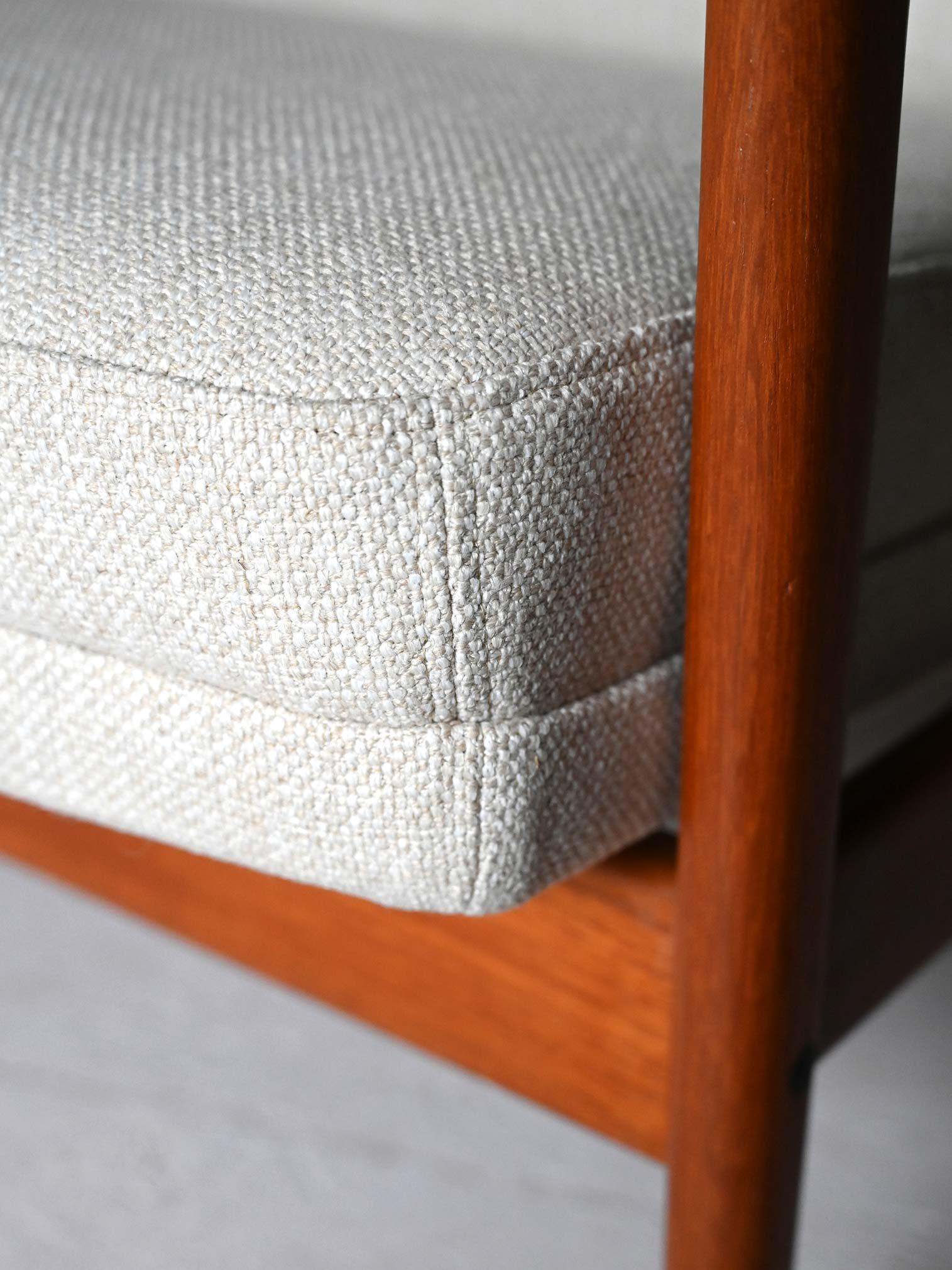 Poltrona scandinava in teak di Alf Svensson per DUX in vendita 2