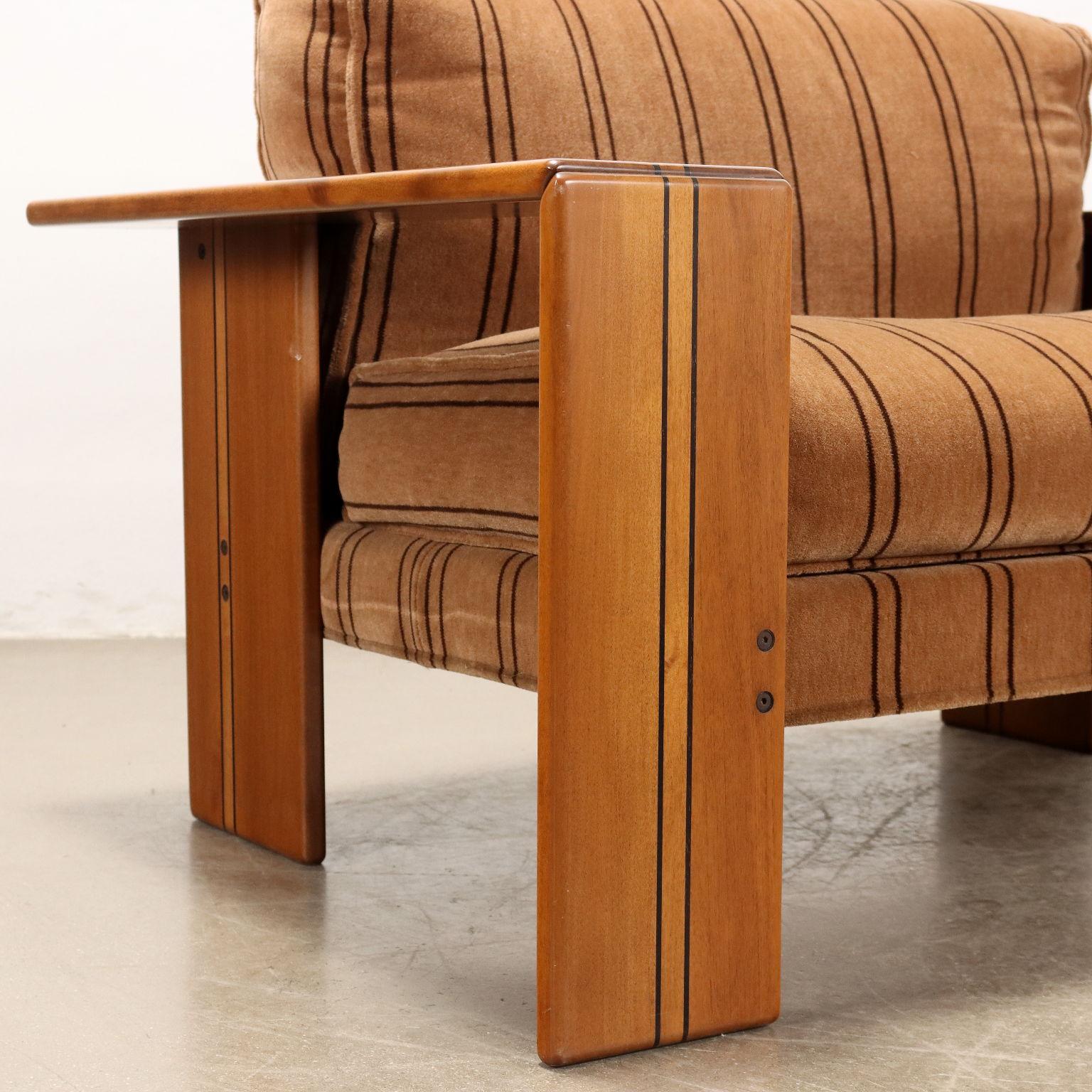 Poltrona serie 'Artona' Afra & Tobia Scarpa per Maxalto anni 70 In Good Condition In Milano, IT