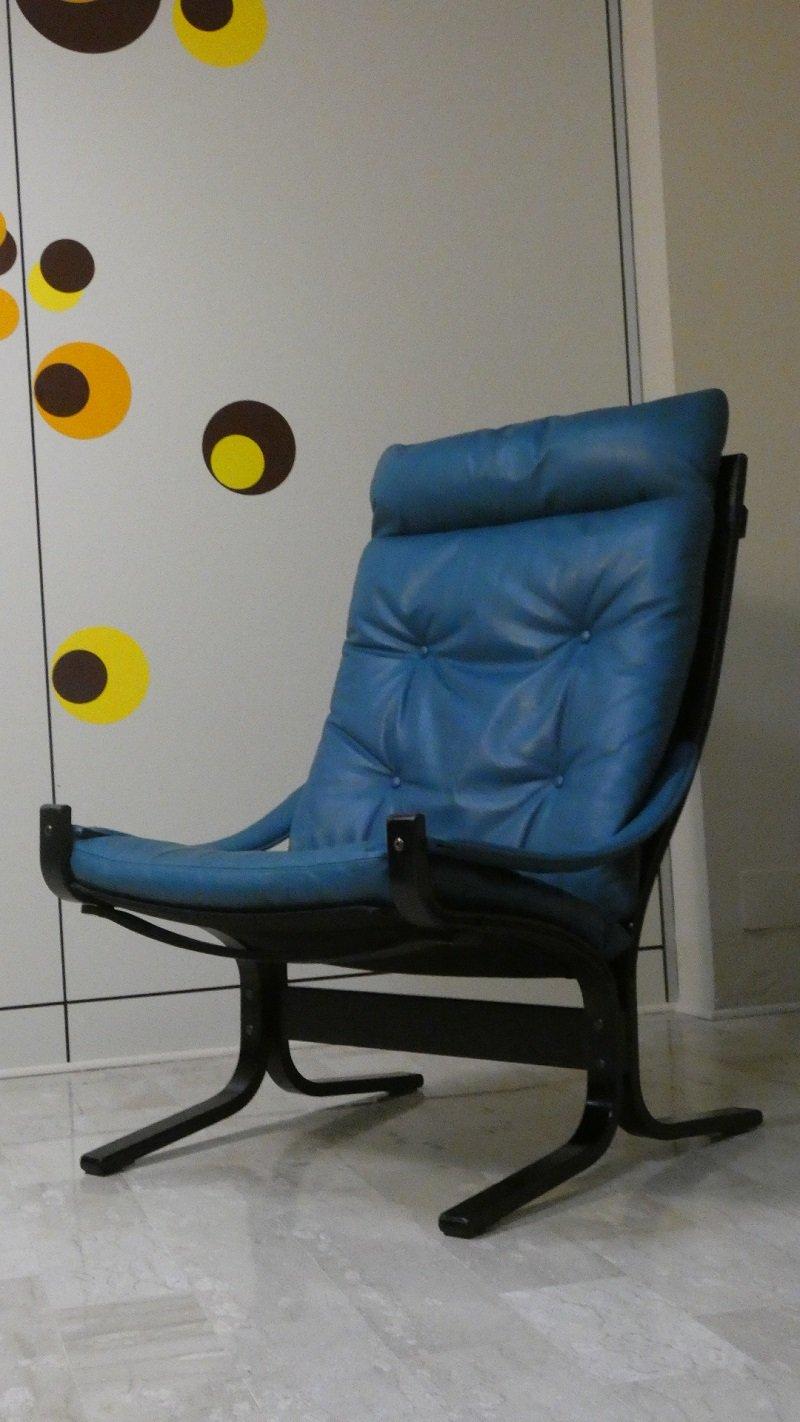 Siesta armchair in wood and leather by Ingmar Relling for Westnofa Vestlandske For Sale 10