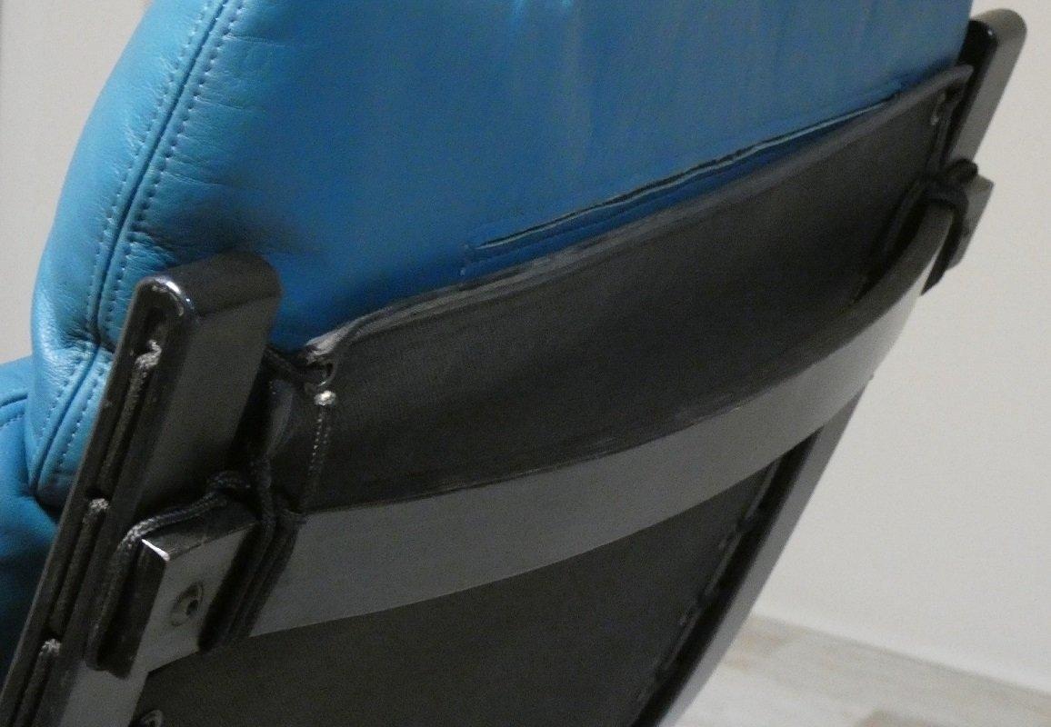Siesta armchair in wood and leather by Ingmar Relling for Westnofa Vestlandske For Sale 1