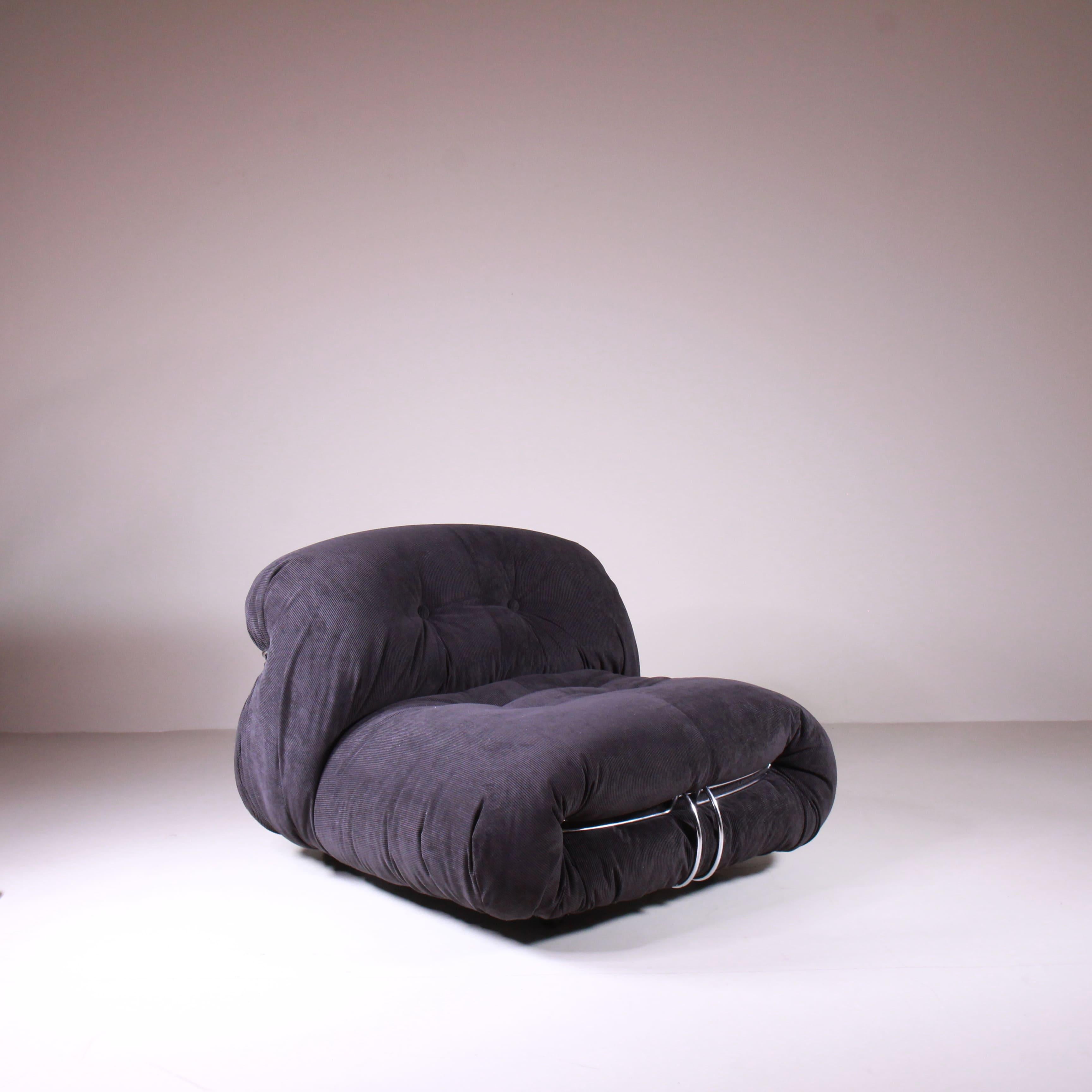 Soriana, Afra & Tobia Scarpa, Cassina, 1960 Bon état - En vente à Milano, Lombardia