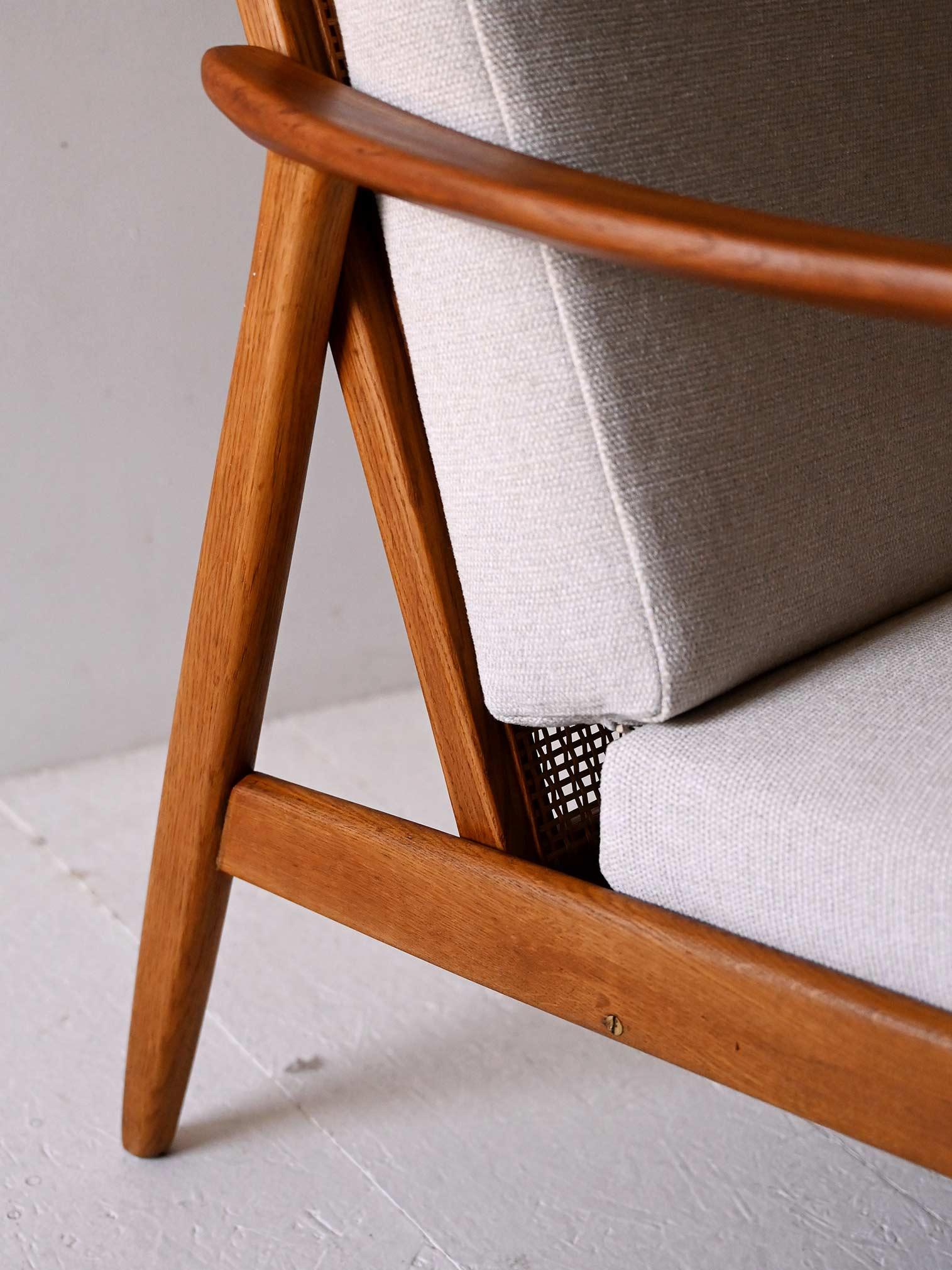 Poltrona svedese in teak di Folke Ohlsson per DUX in vendita 3