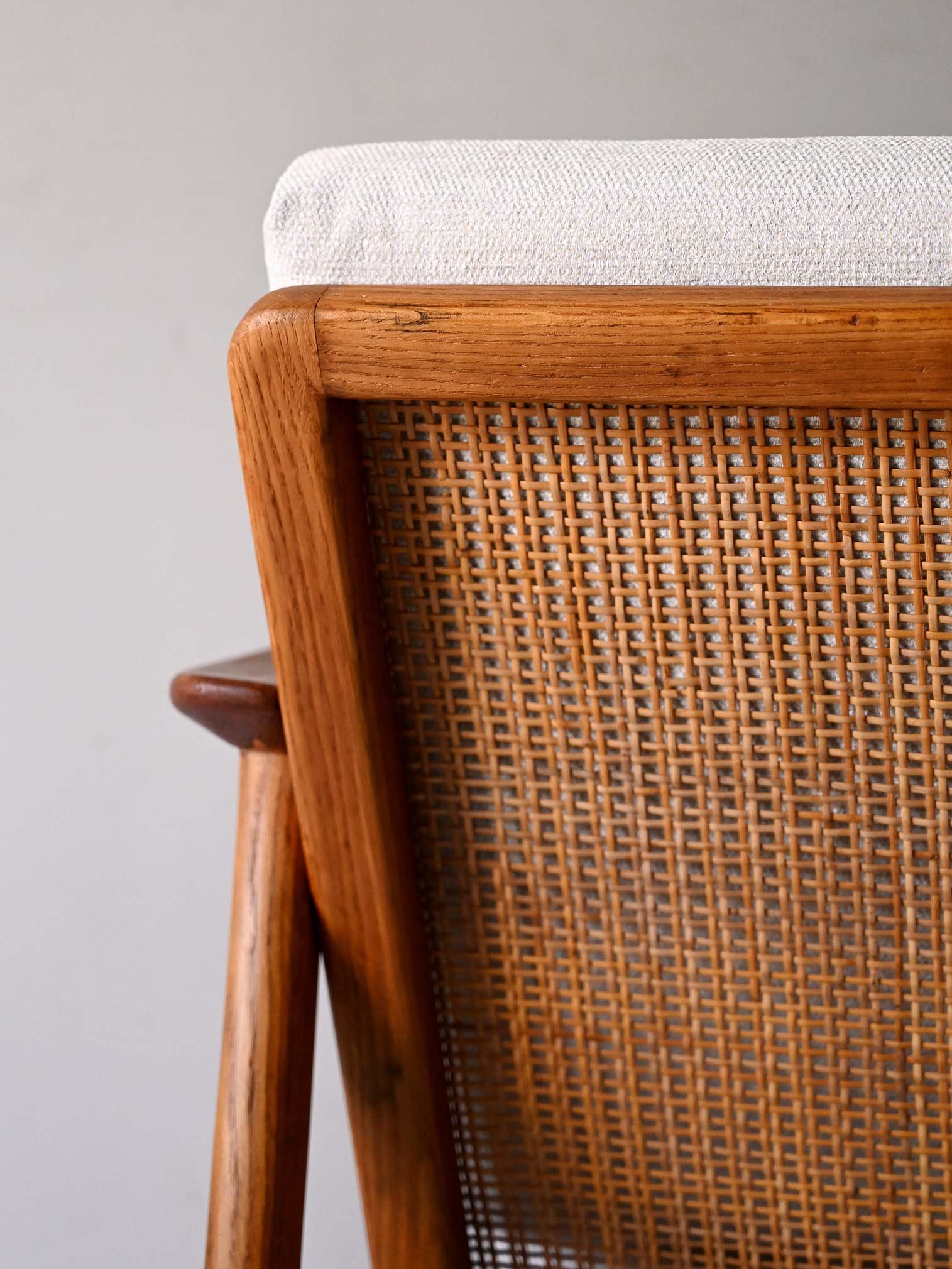 Swedish Poltrona svedese in teak di Folke Ohlsson per DUX in vendita