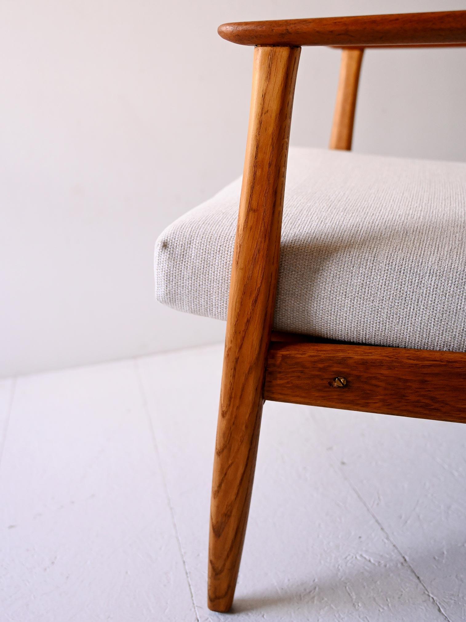 Teak Poltrona svedese in teak di Folke Ohlsson per DUX in vendita