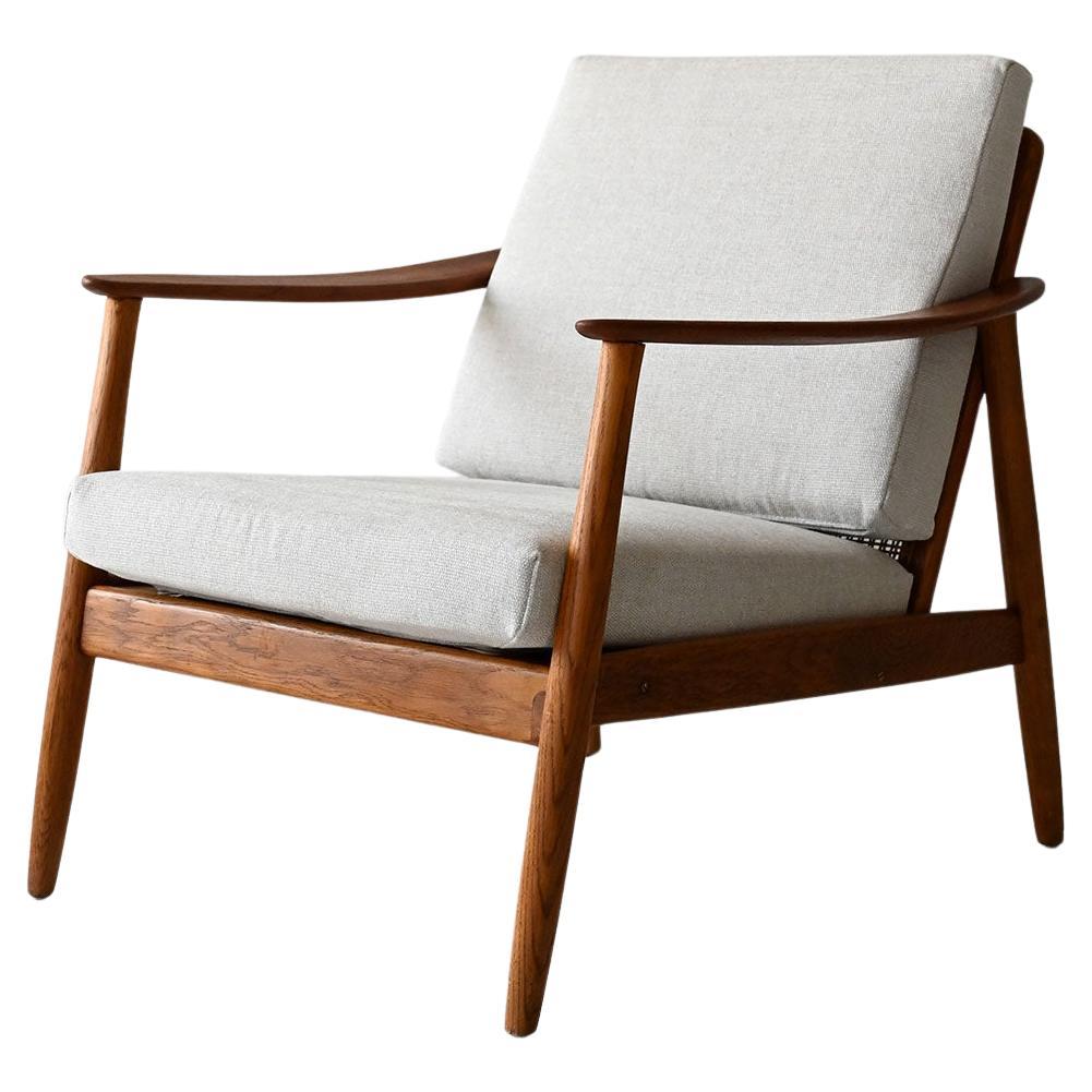 Poltrona svedese in teak di Folke Ohlsson per DUX in vendita