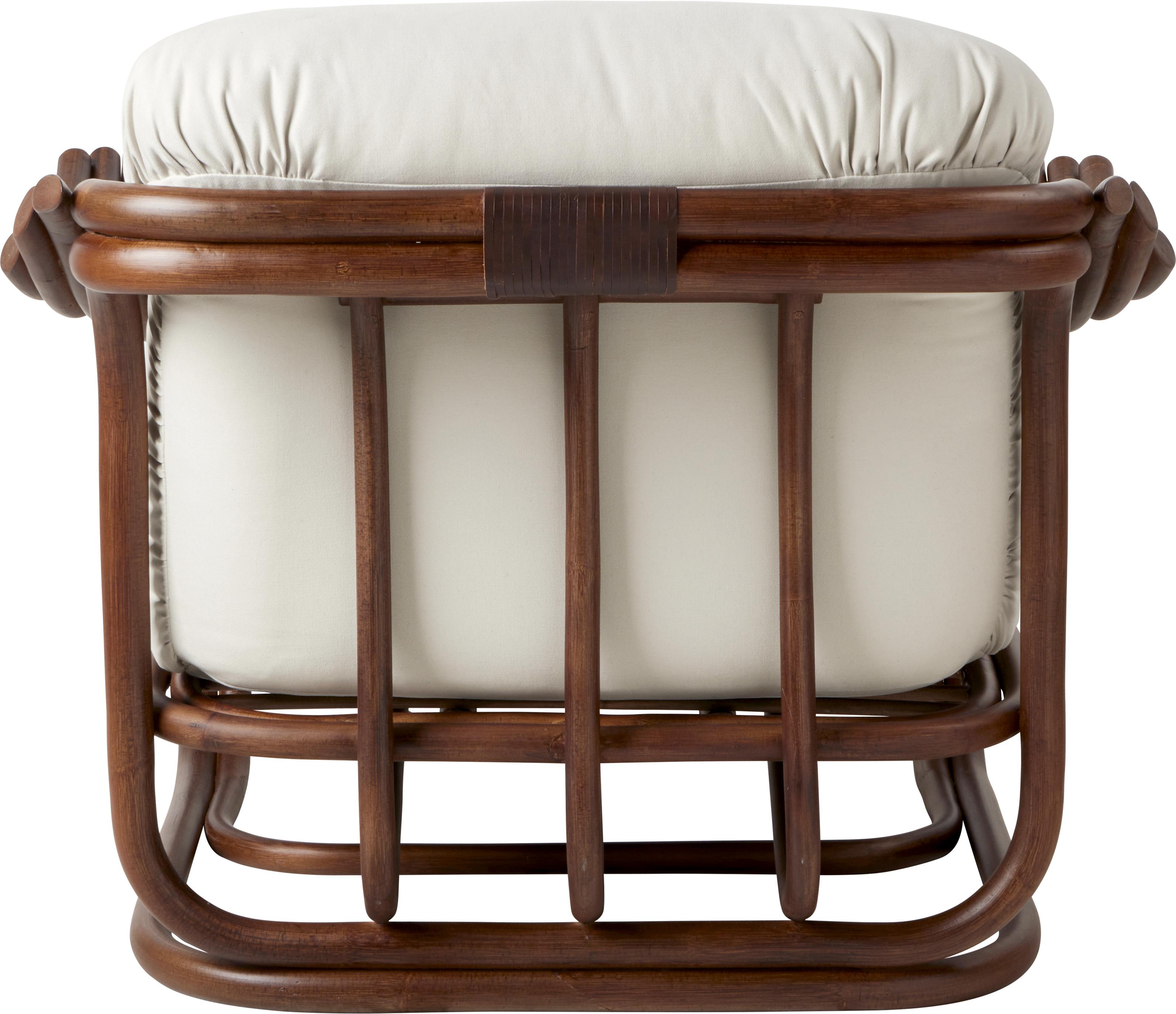 Poltrona Tria Lounge Chair in Rattan by Carlo de Carli for GUBI en venta 12