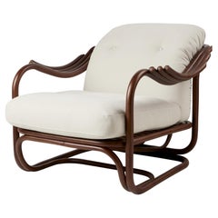 Poltrona Tria Sillón de ratán de Carlo De Carli para GUBI