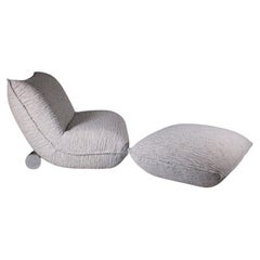 Valentina armchair, Carla Venosta, Cinova with ottoman