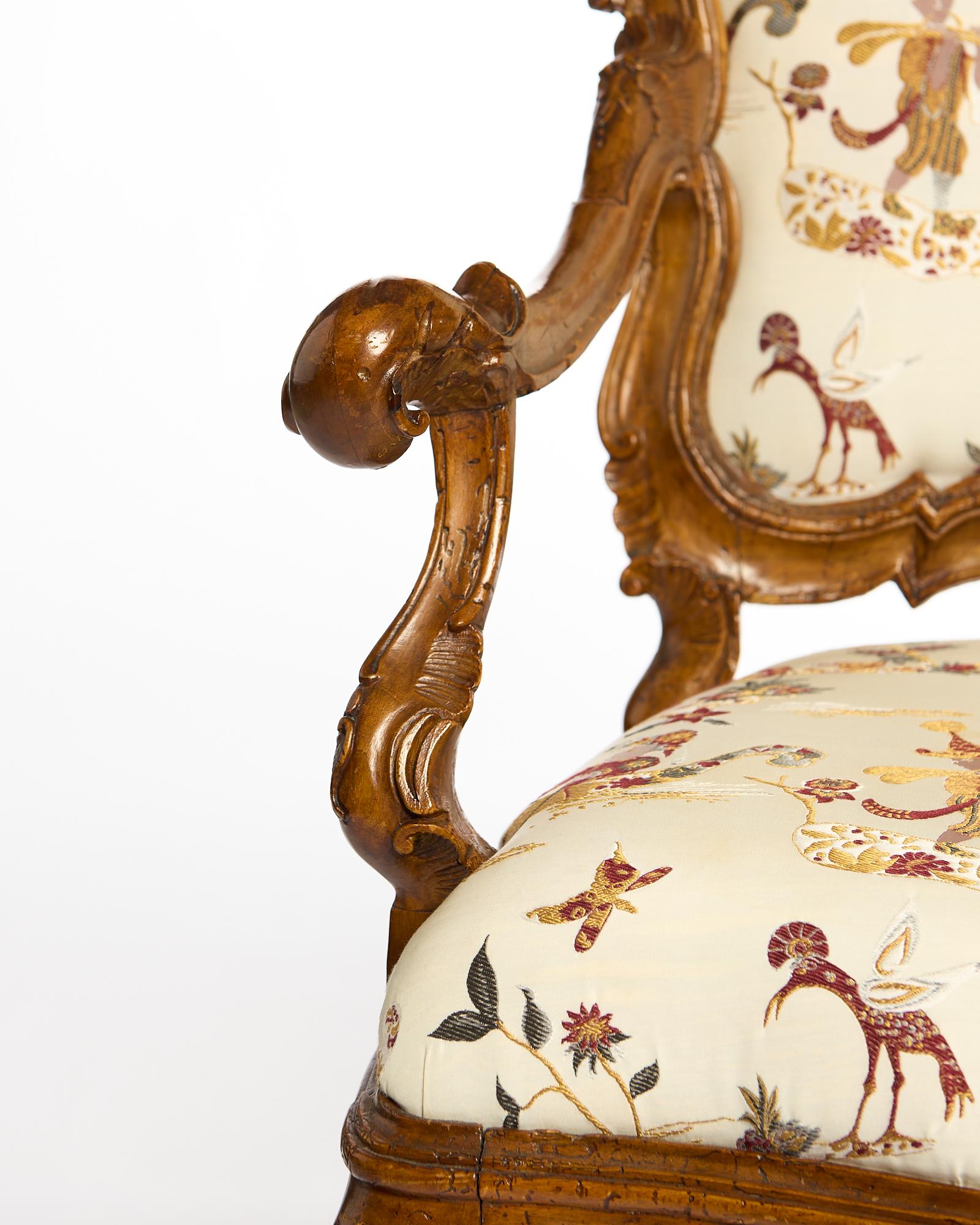 Poltrona veneziana del Settecento en vente 4