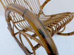 POLTRONA vintage in bambù 1960