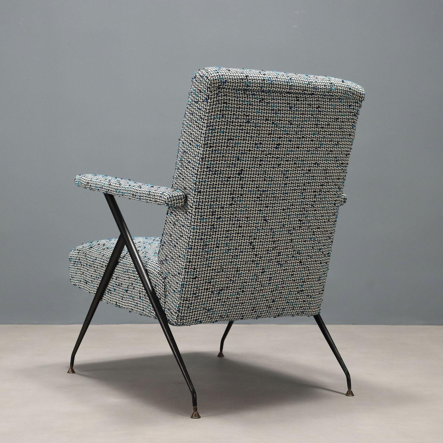 50s-60s Vintage Recliner Armchair For Sale 2