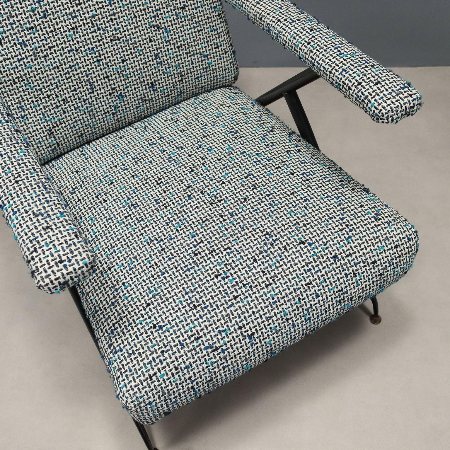 50s-60s Vintage Recliner Armchair For Sale 1