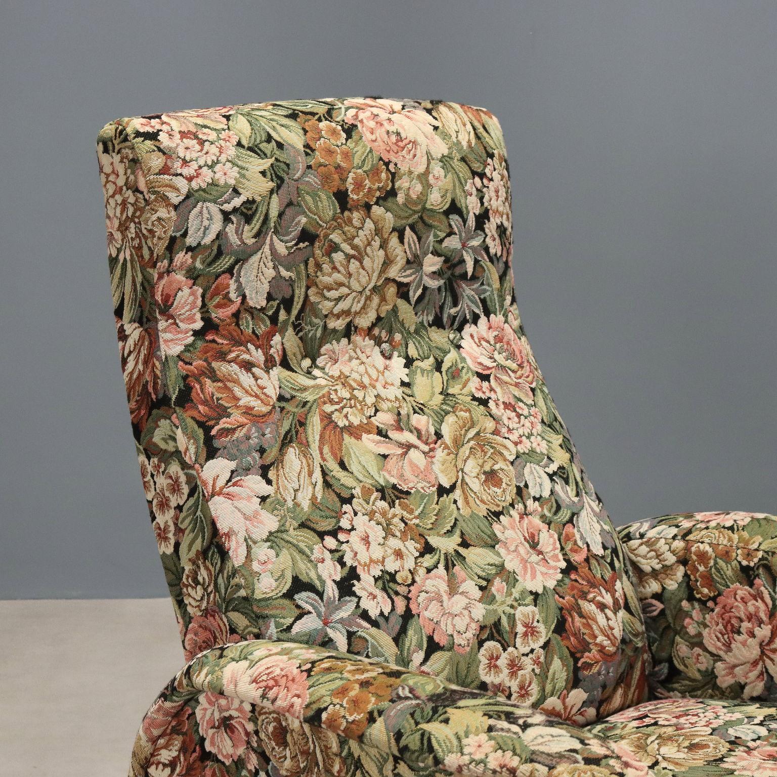 Enameled Vintage Recliner Armchair 1960s For Sale