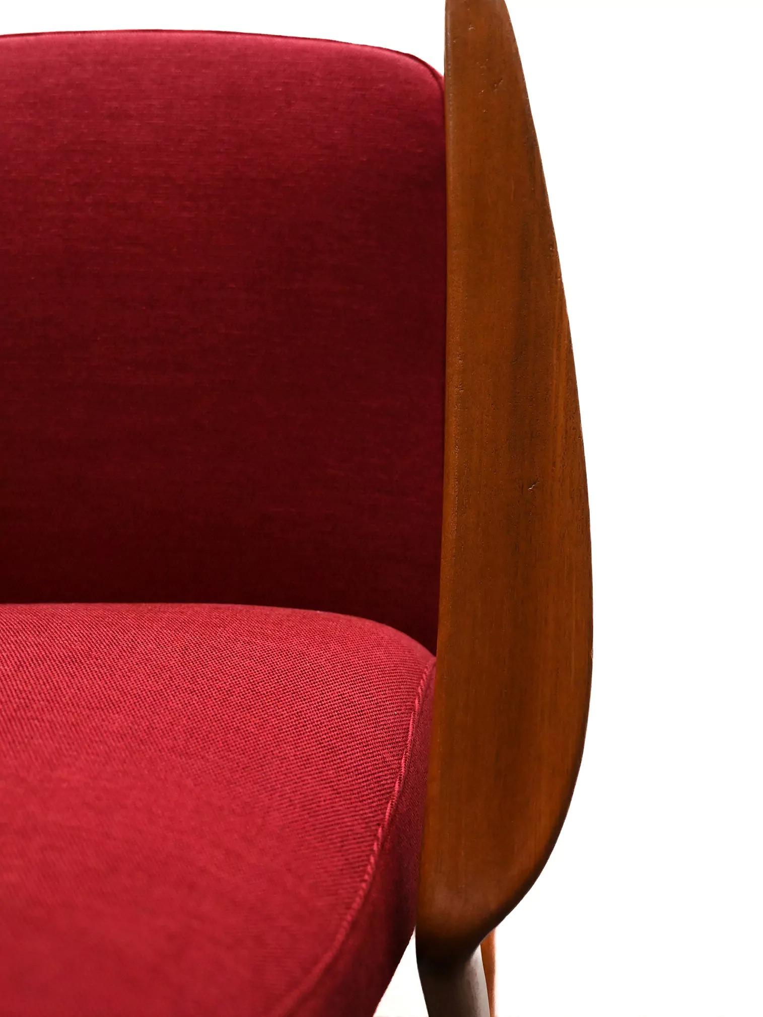 Vintage reclining armchair by Folke Ohlsson For Sale 11
