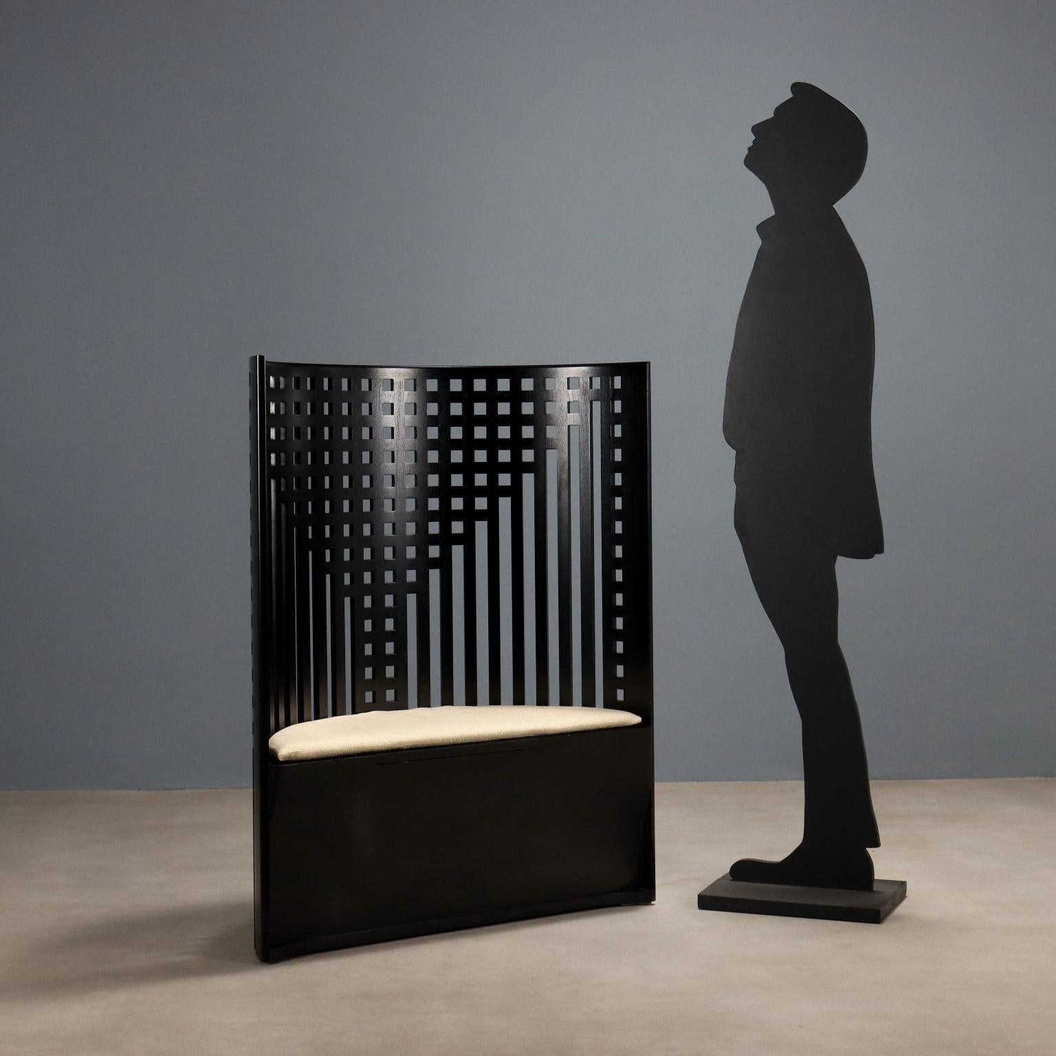 Moderno Poltrona 'Willow' di Charles Rennie Mackintosh per Cassina Anni 80 in vendita