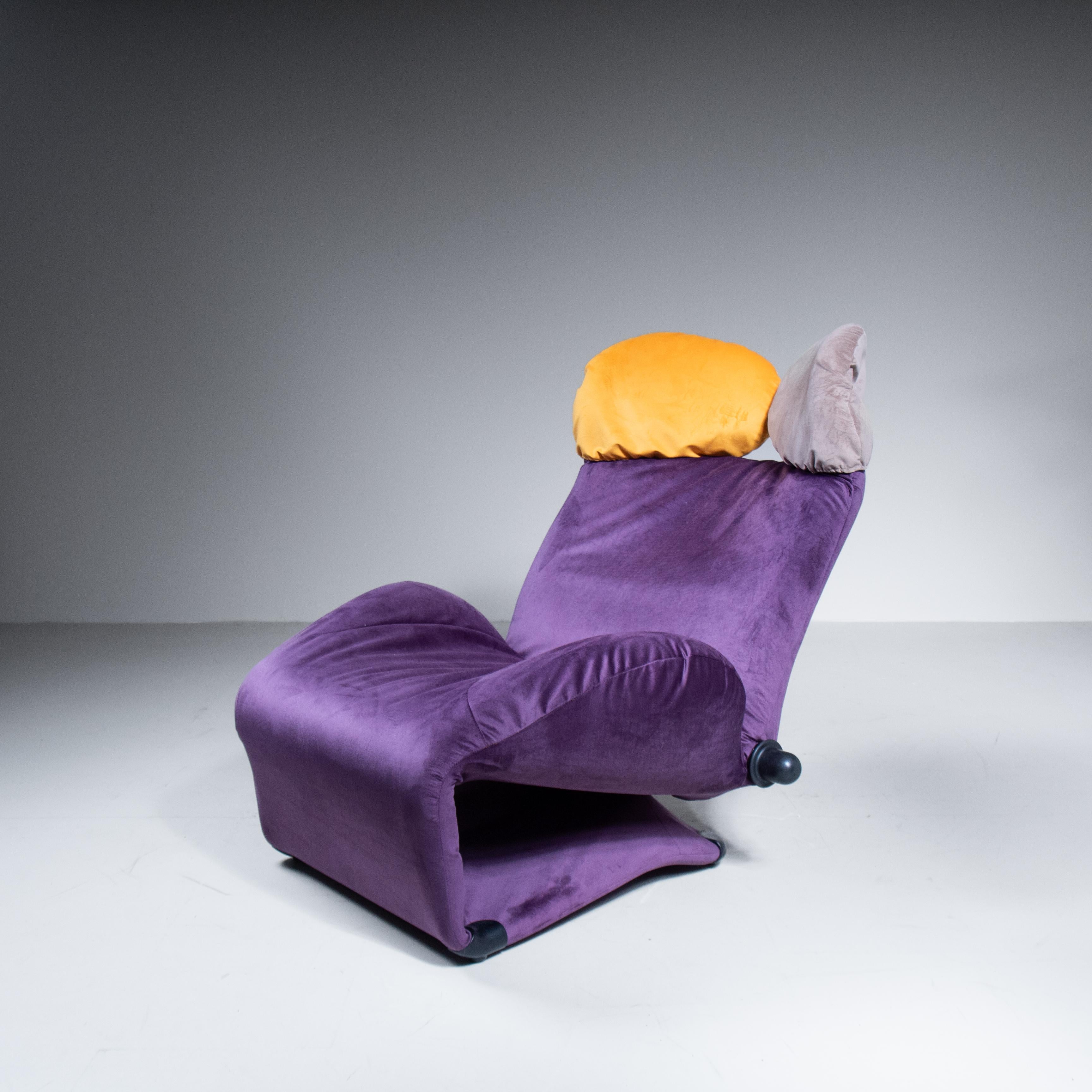 Wink armchair, Toshiyuki Kita, Cassina, 1980 For Sale 4