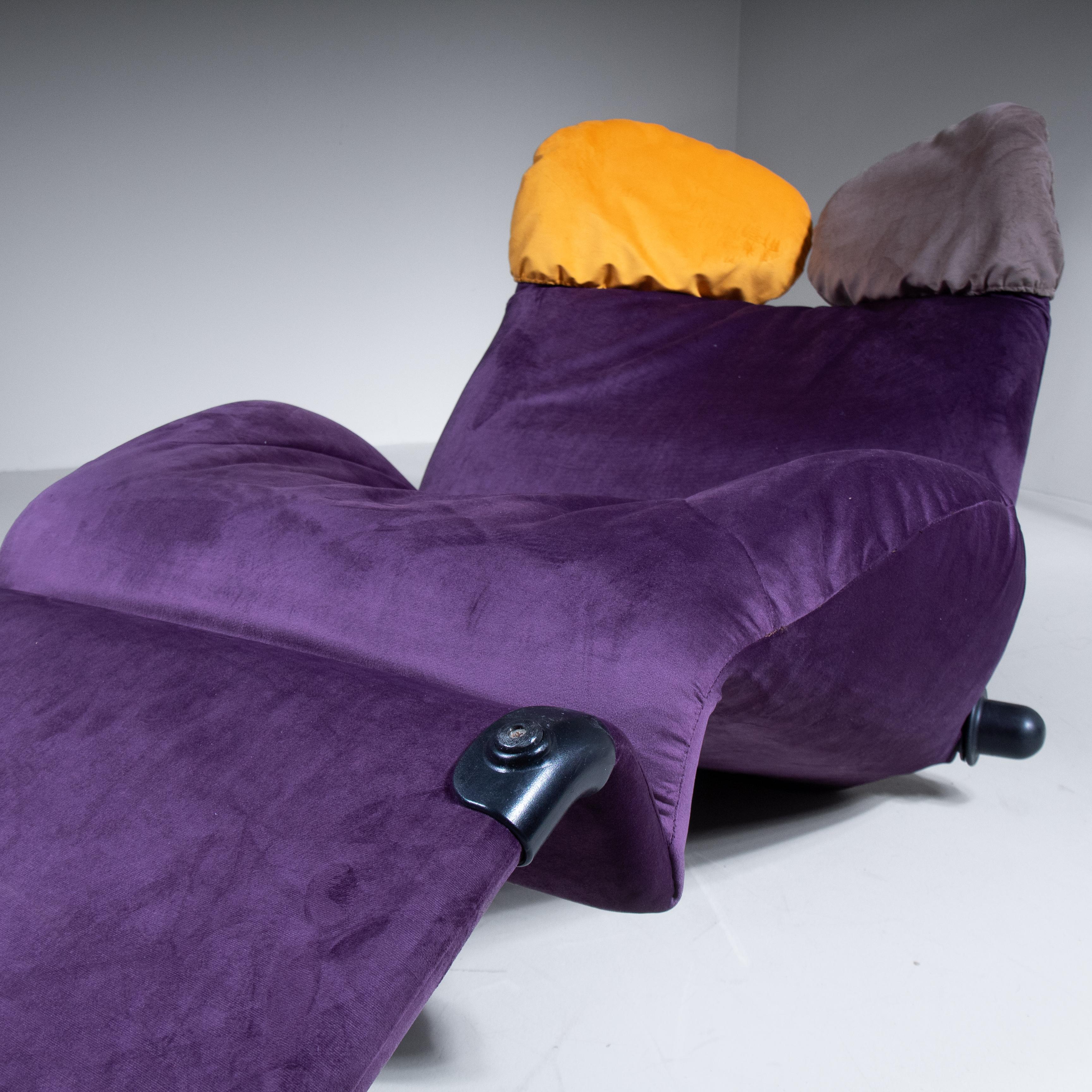 Wink armchair, Toshiyuki Kita, Cassina, 1980 In Good Condition For Sale In Milano, Lombardia