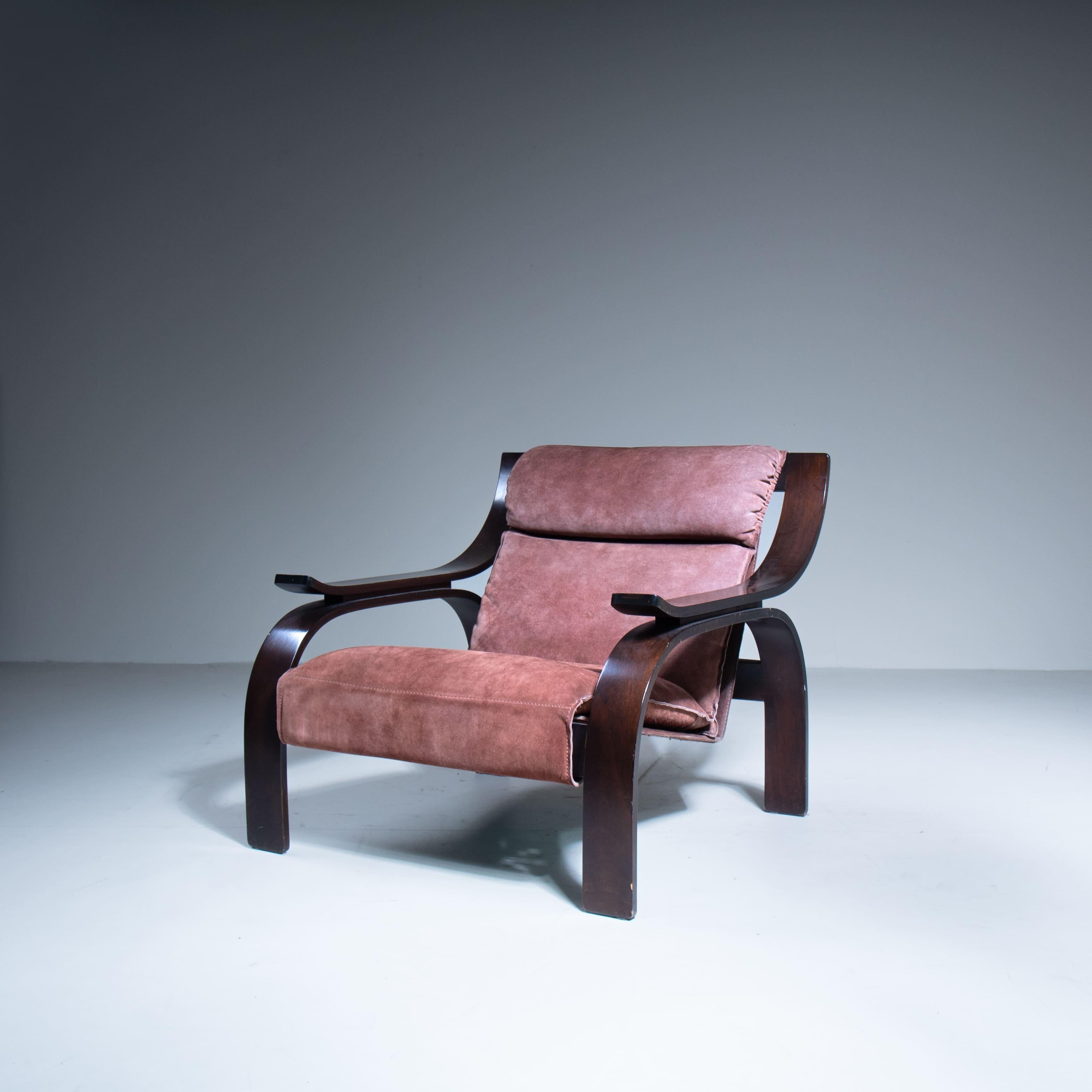 Sillón Woodline, Marco Zanuso, Arflex, 1964 Moderno de mediados de siglo en venta