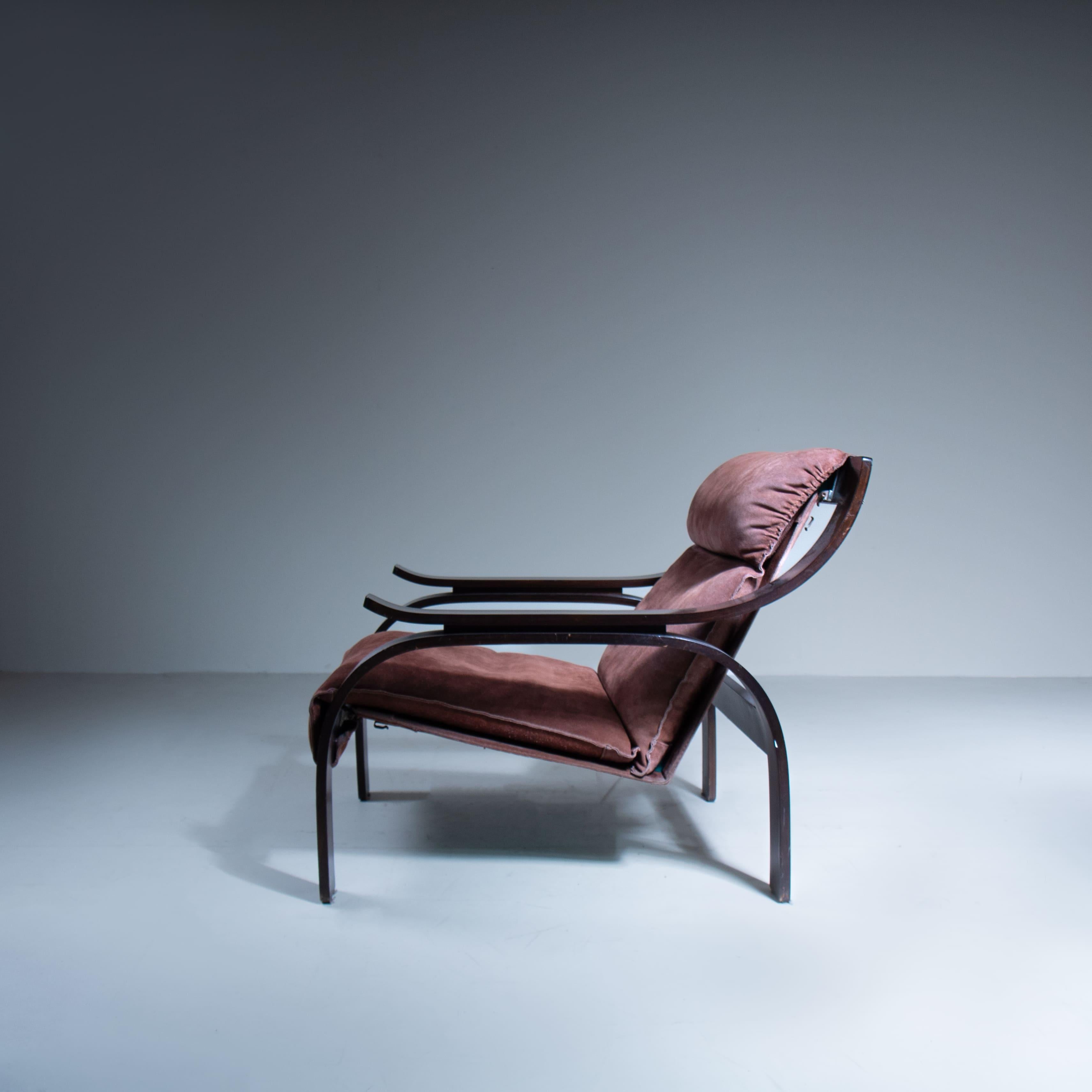 Sillón Woodline, Marco Zanuso, Arflex, 1964 en Bueno estado para la venta en Milano, Lombardia