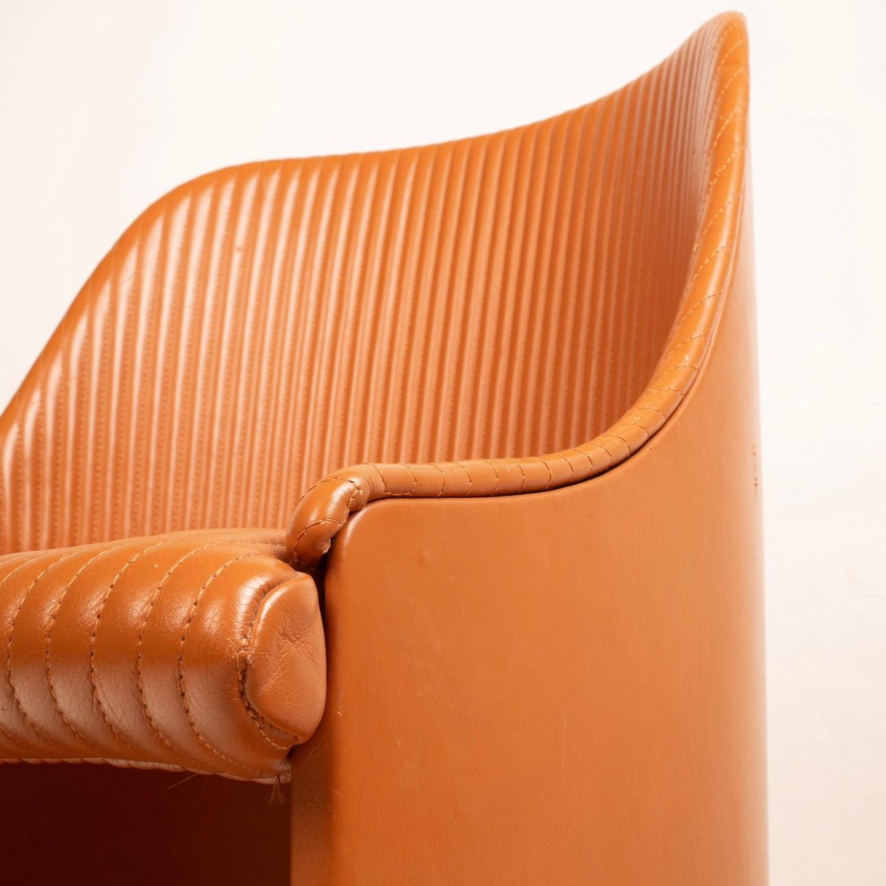 Artona Leather Armchair by Afra and Tobia Scarpa for Maxalto For Sale 1