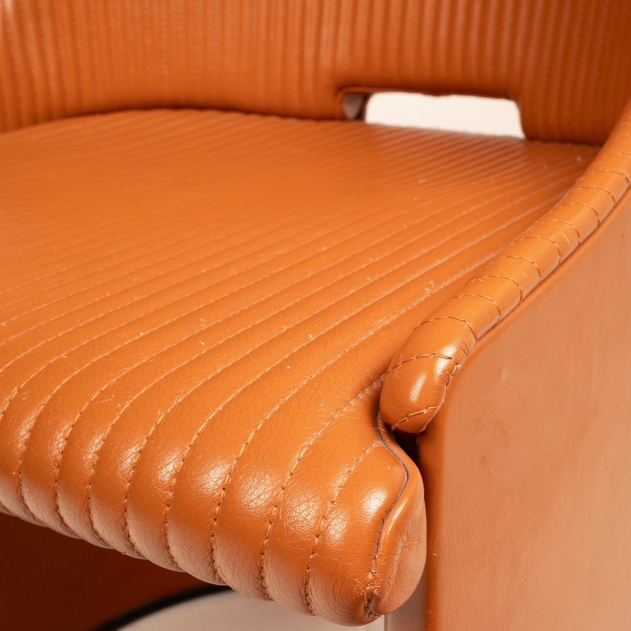 Artona Leather Armchair by Afra and Tobia Scarpa for Maxalto For Sale 3