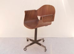 Genziana OFFICE armchair produced by Industria Legni Curvati Lissone