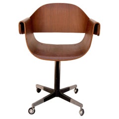 Genziana OFFICE armchair produced by Industria Legni Curvati Lissone 