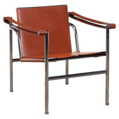 Cassina Le Corbusier Pierre Jeanneret and Charlotte Pierrand 70s 'LC1' Armchair