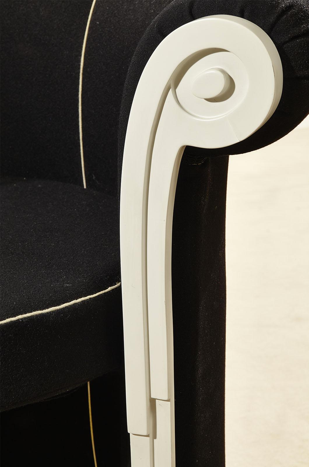 Late 20th Century Liuto armchair by Paolo Portoghesi for Poltronova For Sale