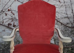 Florentine armchair in 1920s wood