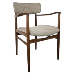 Petit fauteuil suédois en bois et tissu