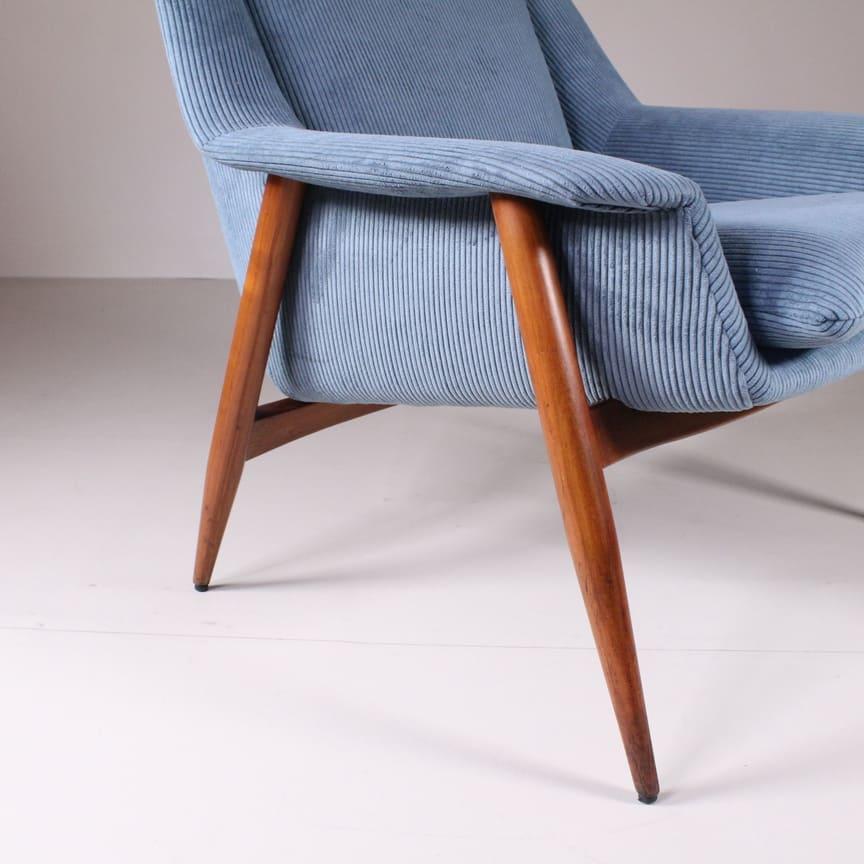 Poltroncine  petrolio mod. 854, Walter Knoll, Cassina In Good Condition In Milano, Lombardia