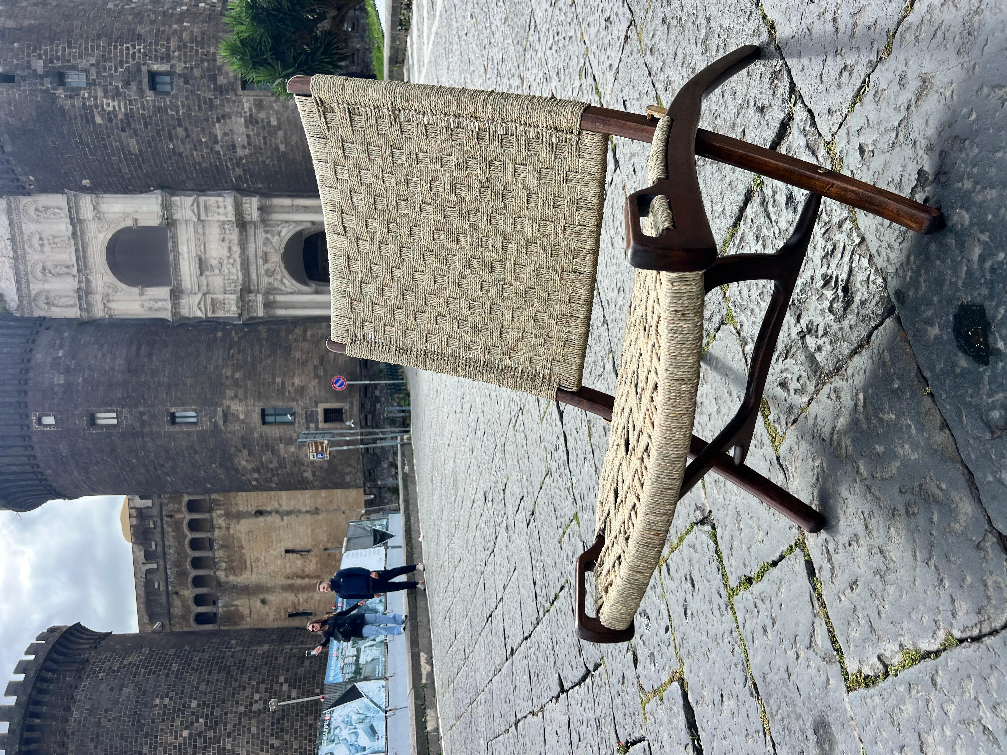 Rope Poltroncine pieghevole in corda stile Hans Wegner  For Sale