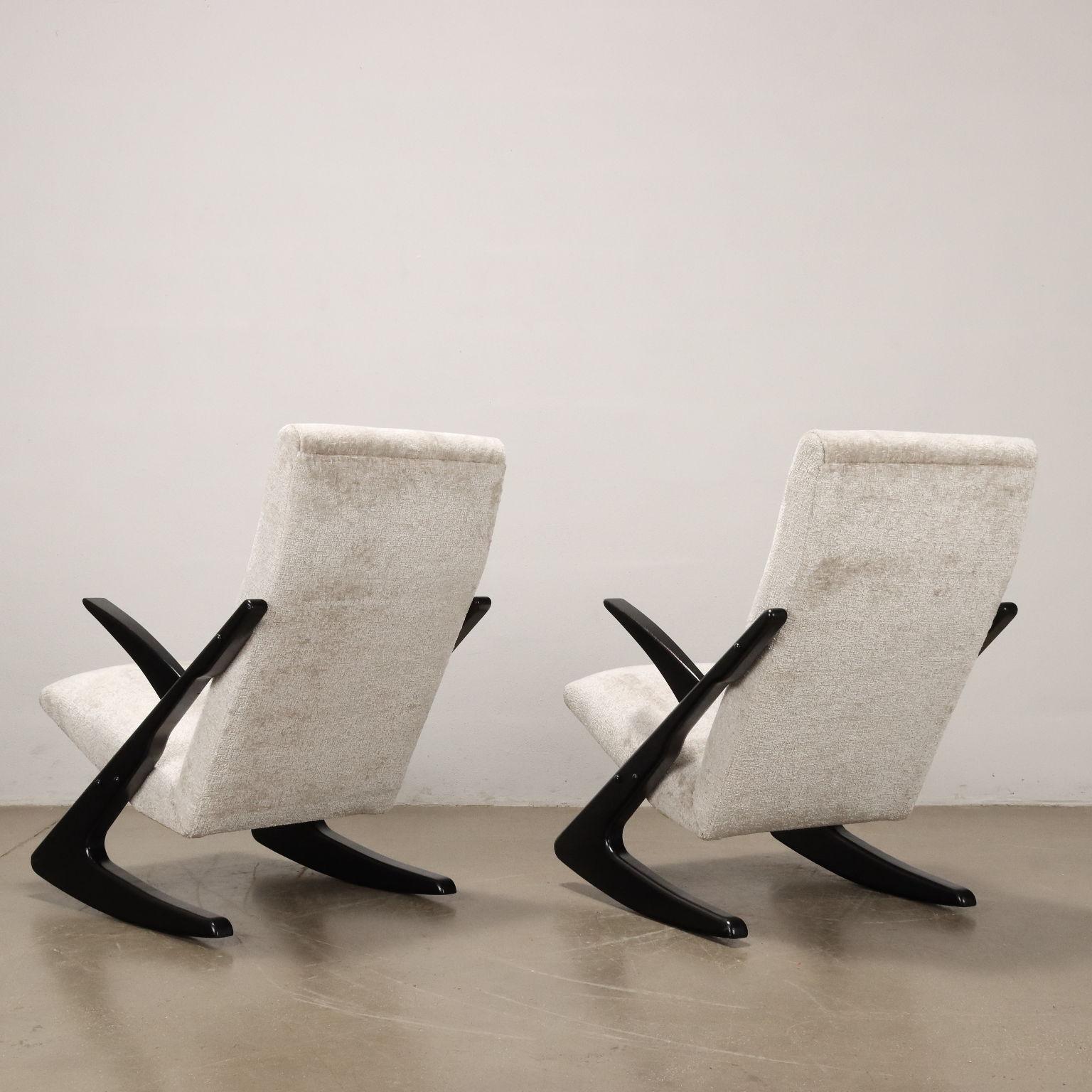 Chaises à bascule argentines 1950 en vente 2