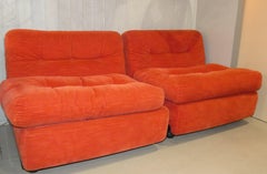 Poltrone Amanta di Mario Bellini per B&b Italia / C&b Italia, 1974, set di 2