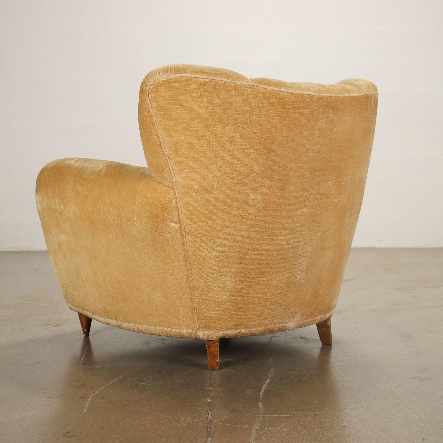 Mid-20th Century Poltrone Anni 40-50