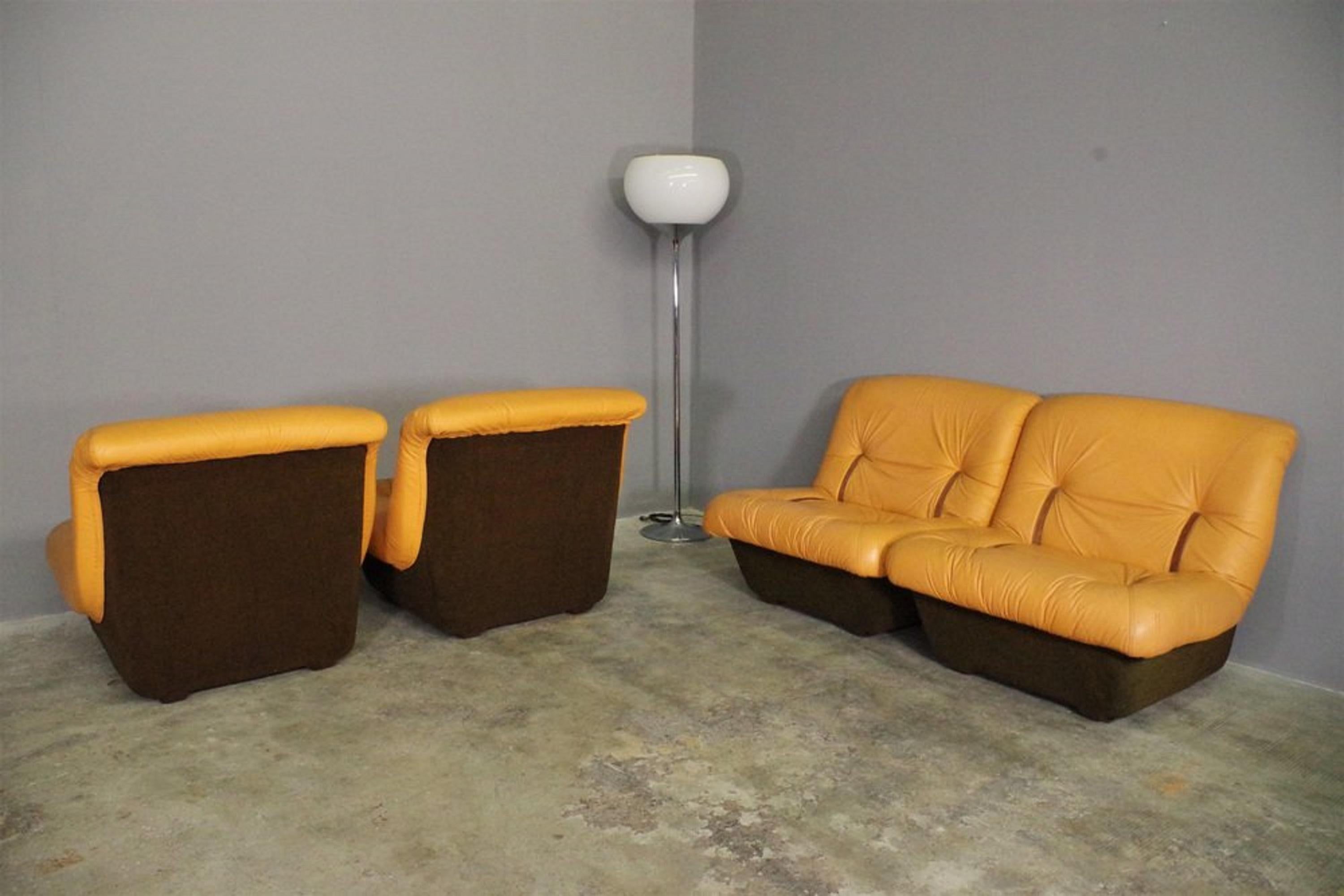Armchairs by Lev & Lev, 1970s, set of 4 For Sale 3
